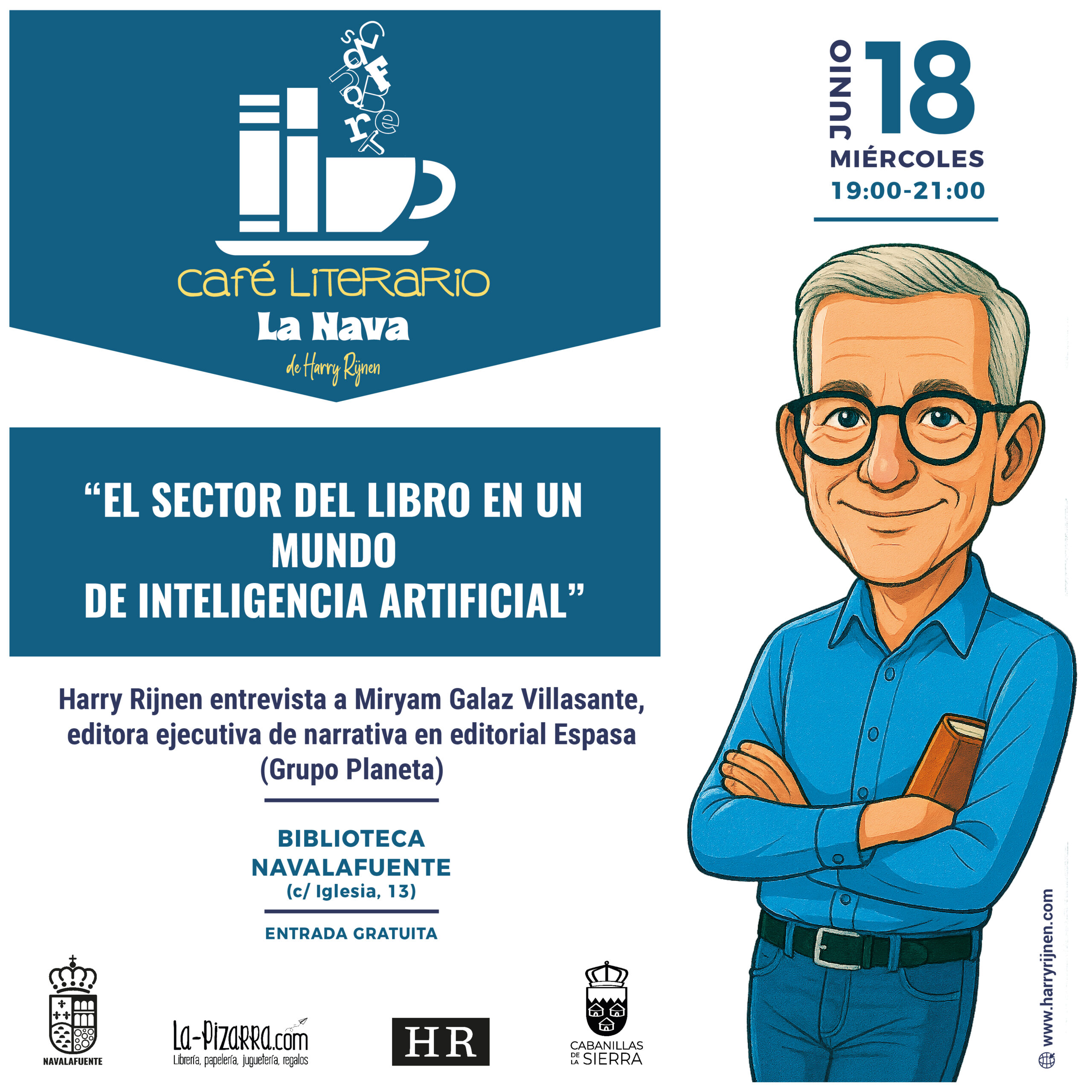 Café Literario 18-06-2025 Navalafuente Redes