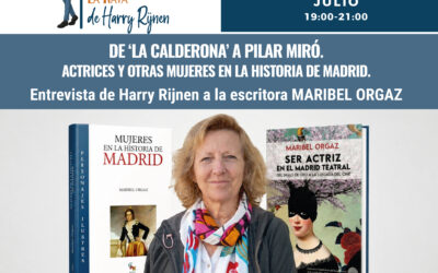 Café Literario: «De ‘La Calderona’ a Pilar Miró. Actrices y otras mujeres en la historia de Madrid»